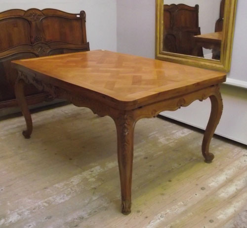 carved french dining table